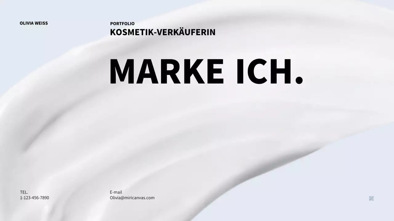 Einfache Kosmetik-Mappe MD in Hellblau und Schwarz
