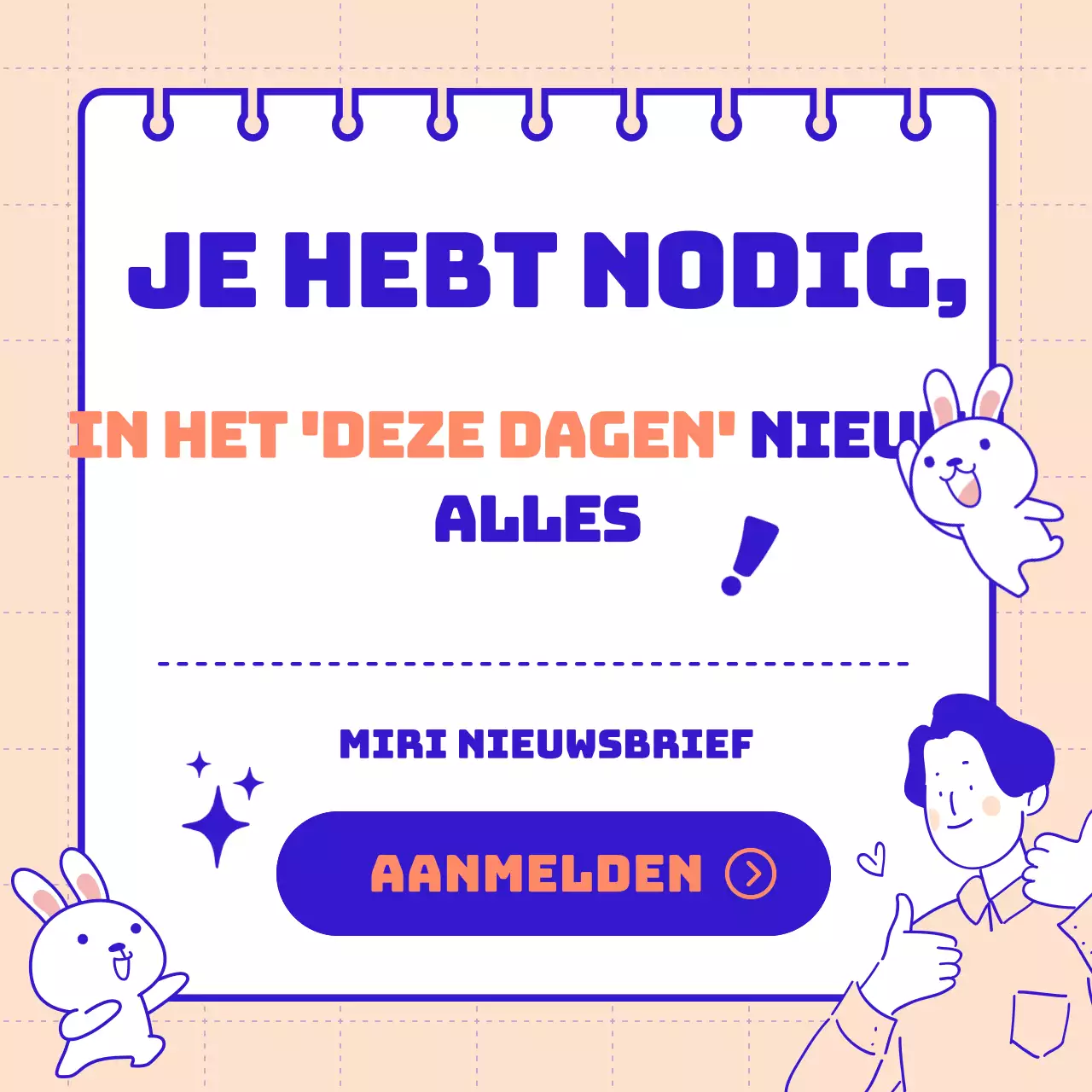 Invoering van het beleid dat sinds dit jaar is gewijzigd, netjes in blauw en roze