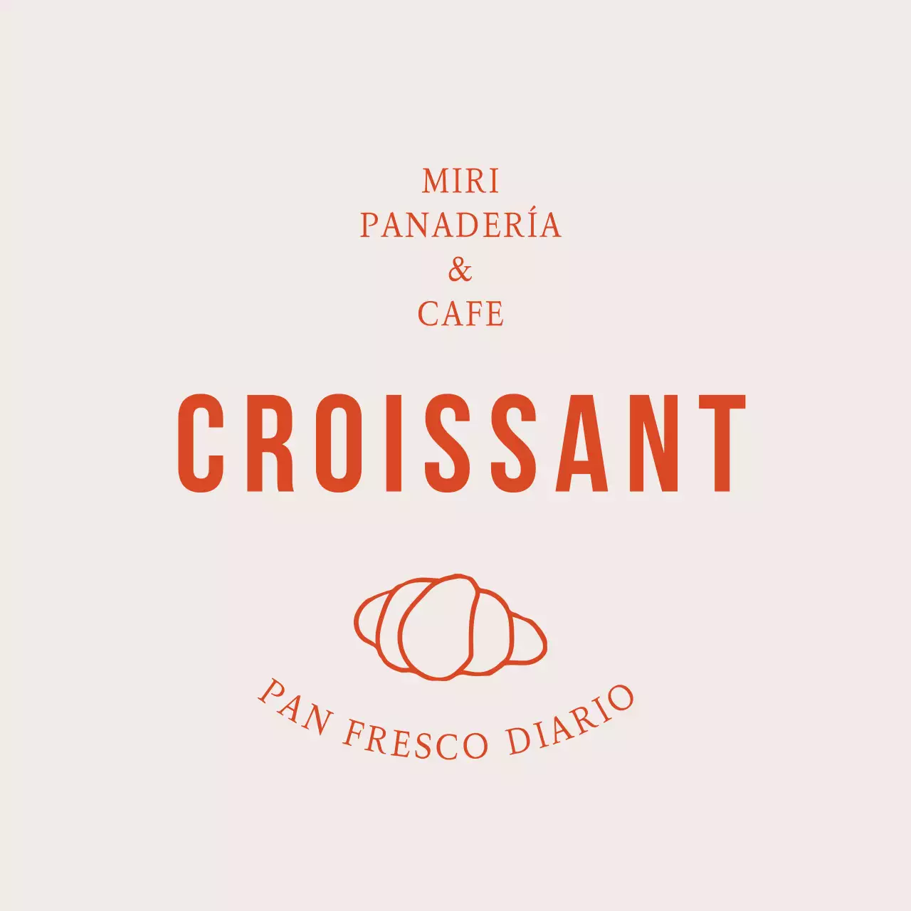 Pegatinas Croissant de panadería