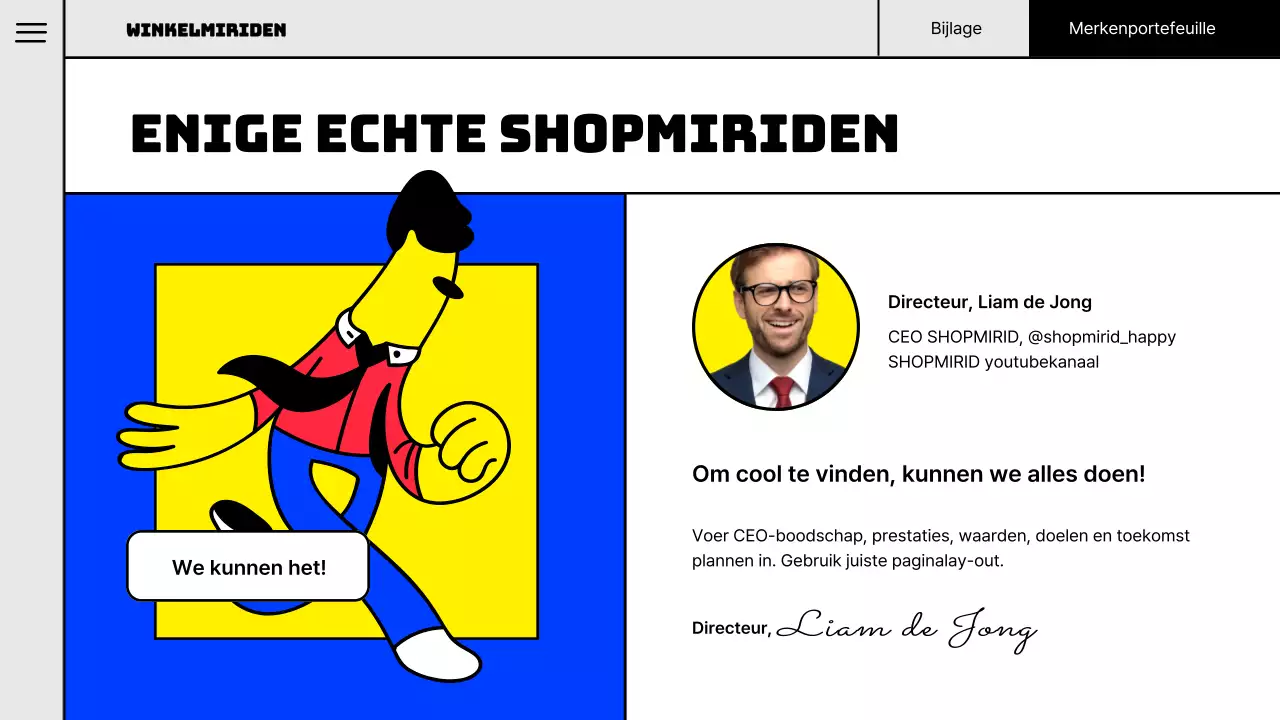 Pop illustratie concept merk portfolio in fluorescerende kleuren