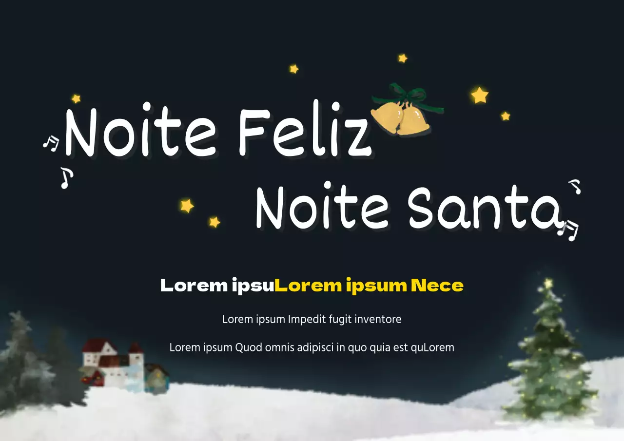 Noite Feliz Noite Santa