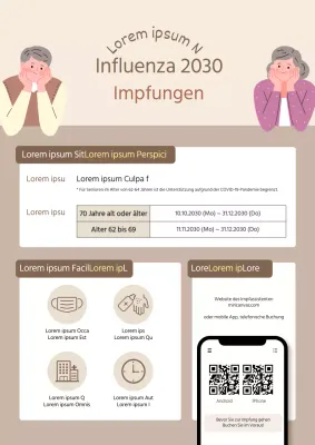 Ein sauberer Impfausweis in Brauntönen