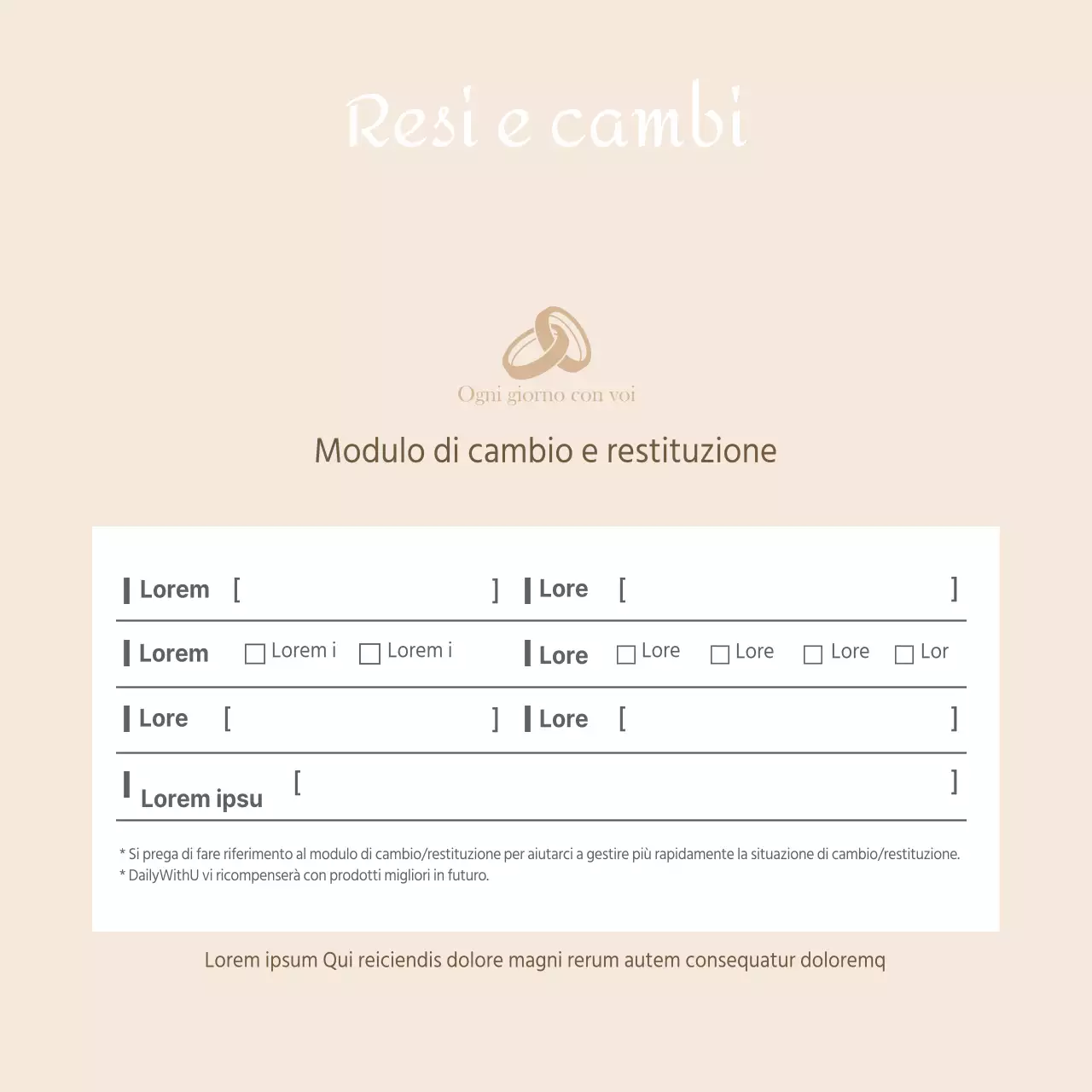 Cartolina di scambio Beige JewelleryShopping Mall