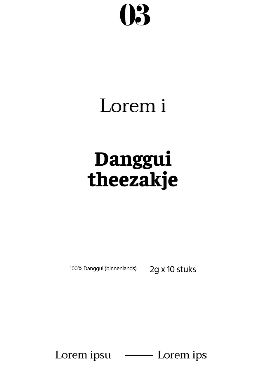 Sentimentele traditionele danggui theezakjes