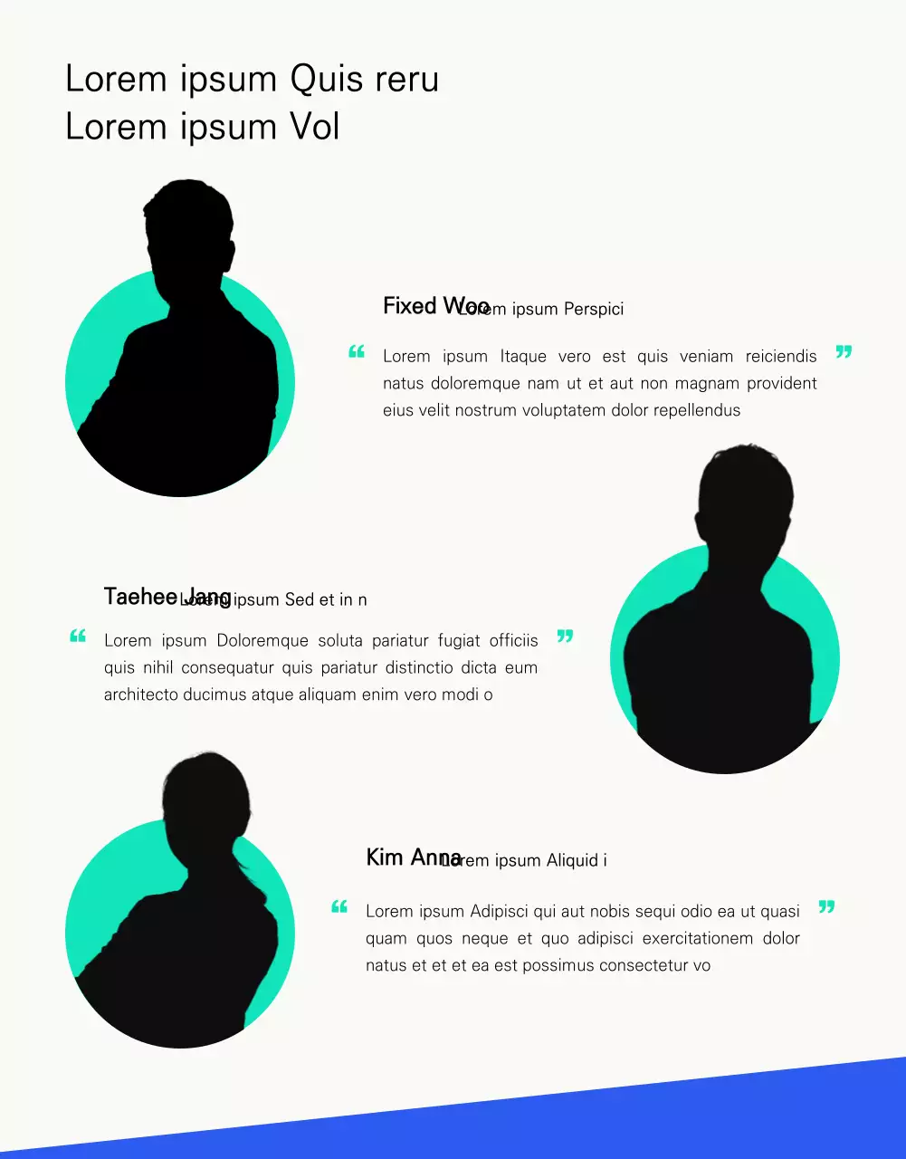 Poste de travail simple et épuré aux accents bleu menthe