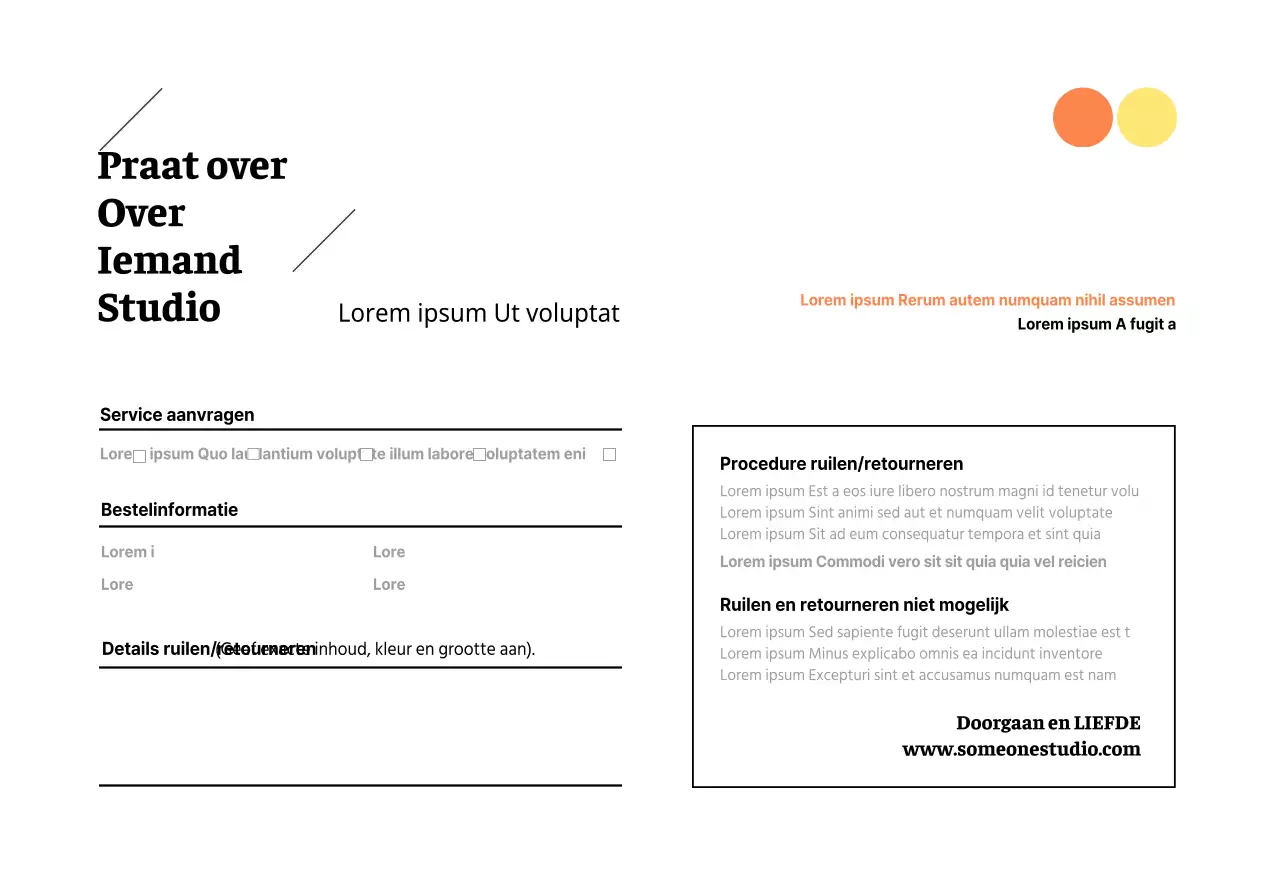 Ruilkaart winkelcentrum in roze marmertinten