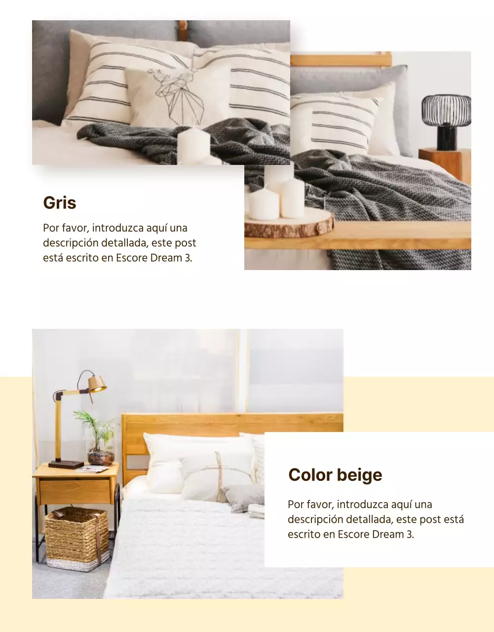 Página de detalles del acontecimiento de primavera amarilla