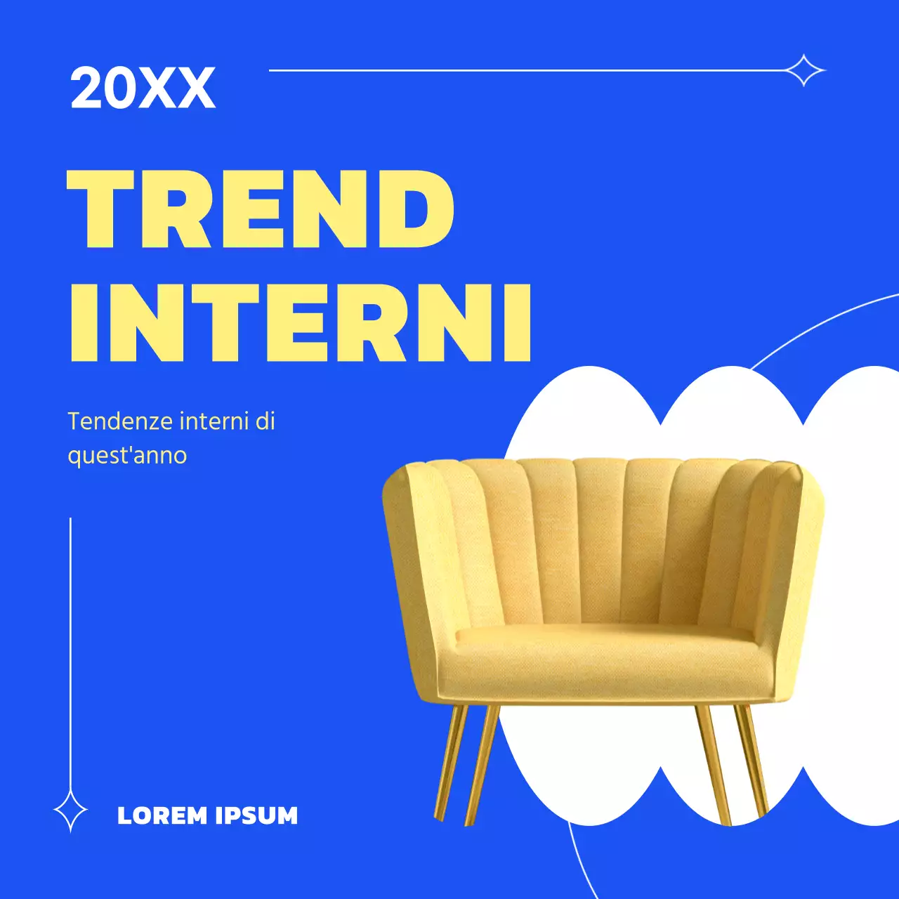 Introduzione alla tendenza degli interni blu semplici