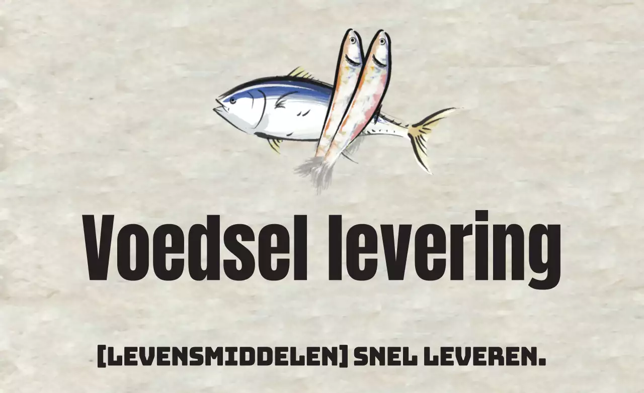 Levering van voedsel
