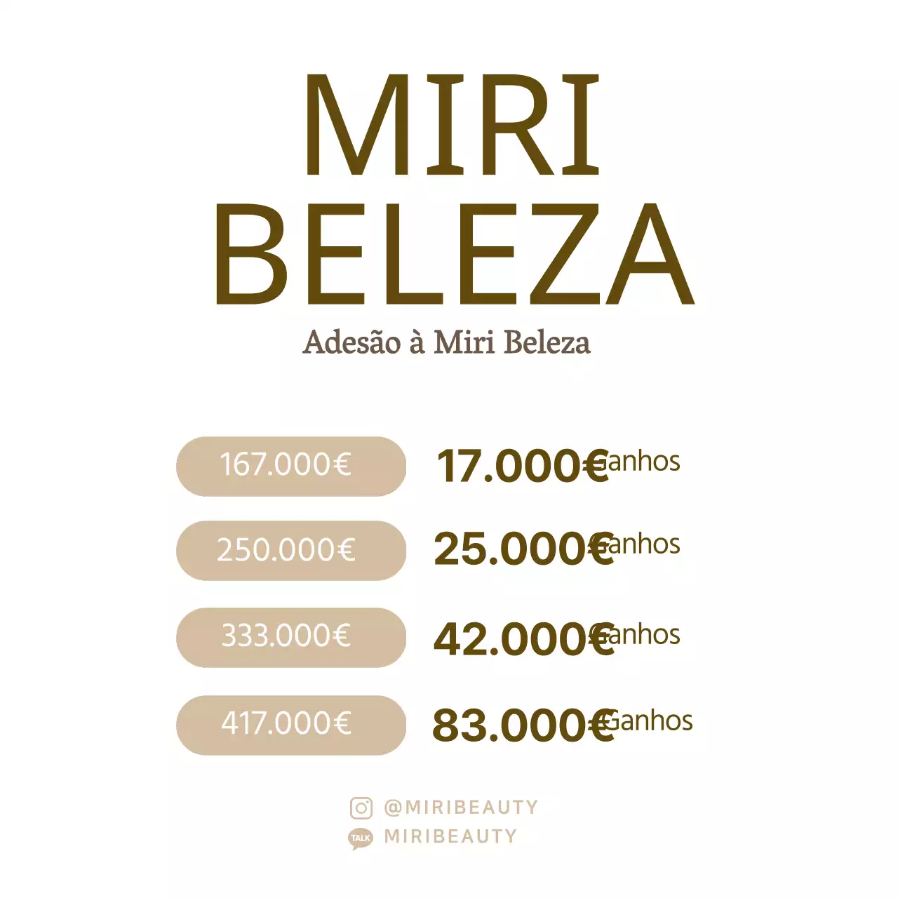 Brown Luxury Beauty Shop Membership Guide Suporte acrílico para salão de beleza