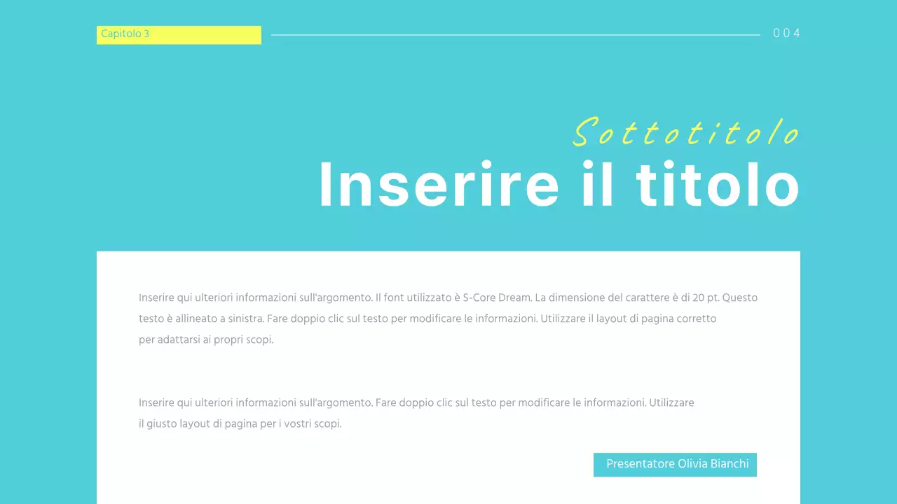 Presentazioni nitide