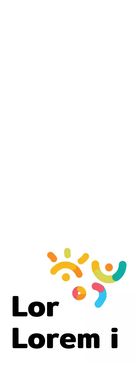 Kunstschool logo met kleurrijke vormen