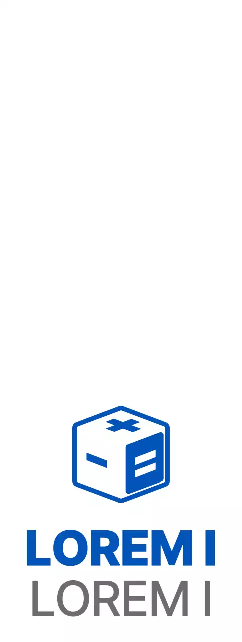 Disegnare un logo per una scuola di ripetizioni di matematica con un logo a forma di dado blu e grigio