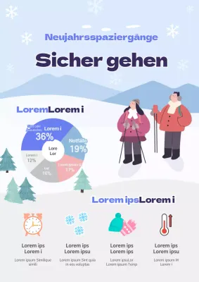 Blaues Winterbergsteigerthema