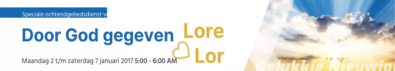 Gebed bij zonsopgang