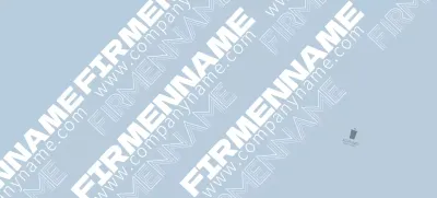 Blauer Text Markenname