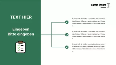 Niedliche Konzept-Agenda in grünen Farben