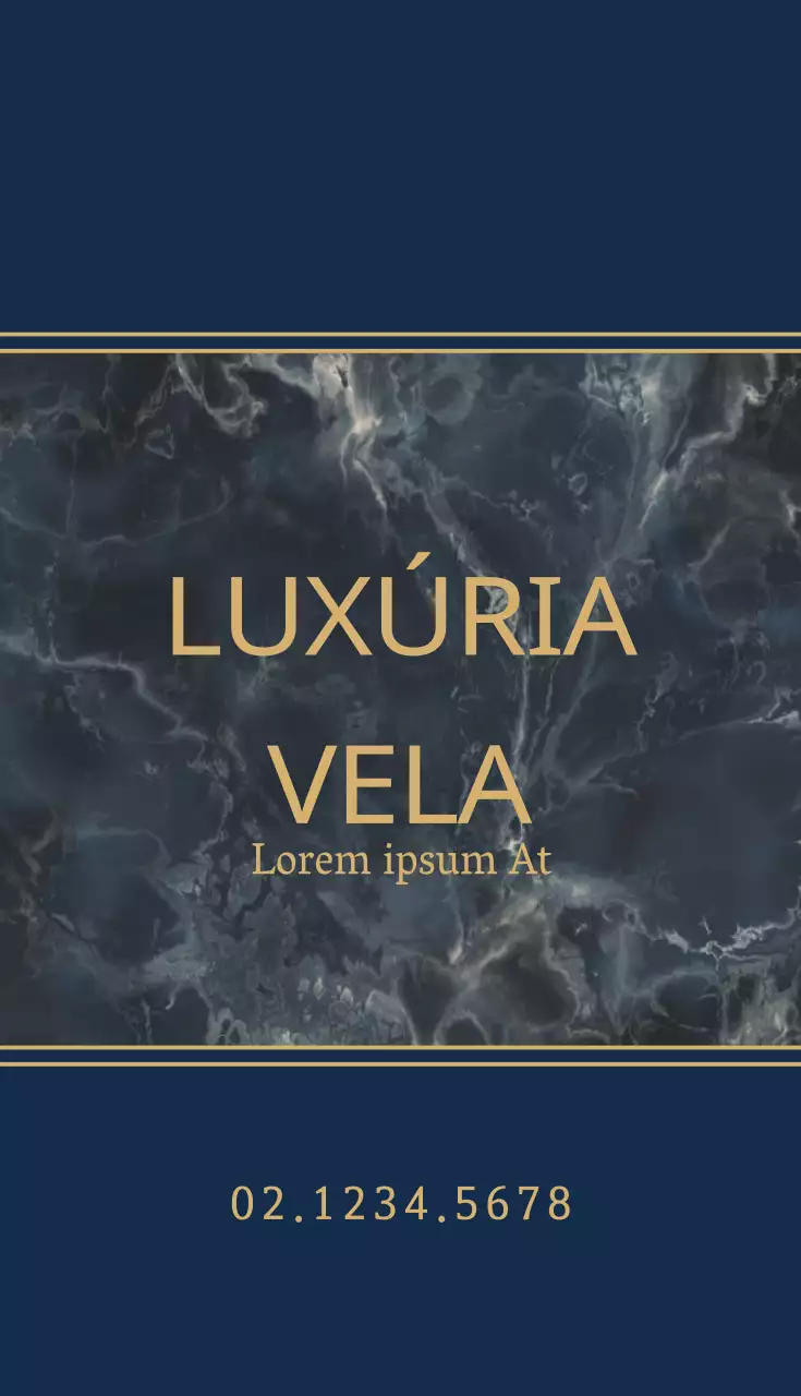 Vela de luxo