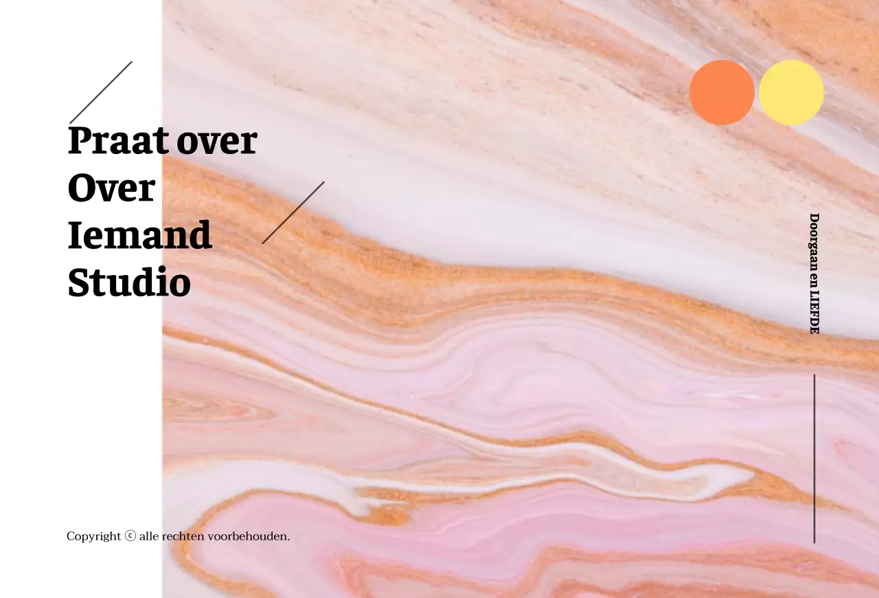 Ruilkaart winkelcentrum in roze marmertinten