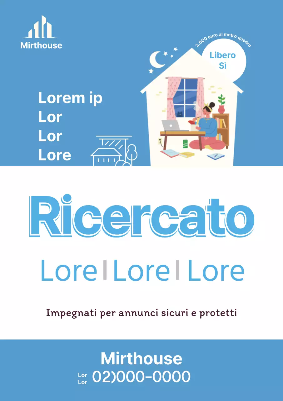 Proprietà blu in vendita