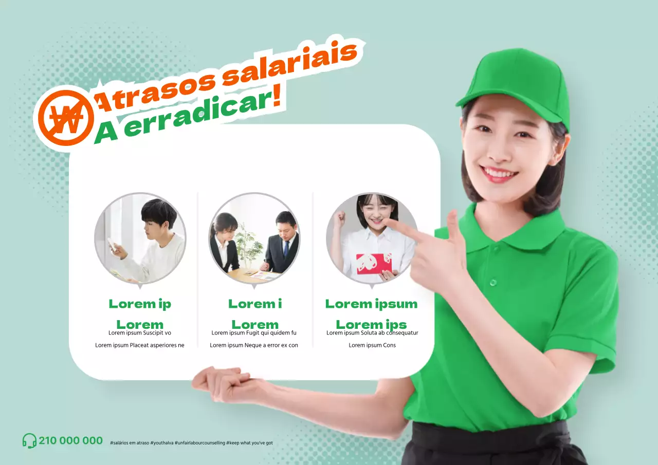 Acabar com os salários em atraso!