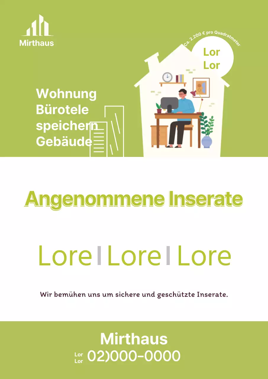 Auflistung grüner Immobilien