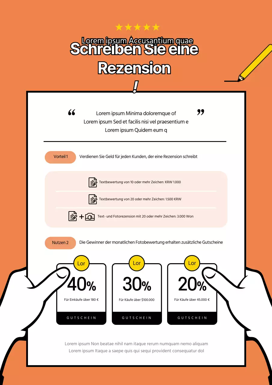 Orange-gelb Übersichtliche Veranstaltung
