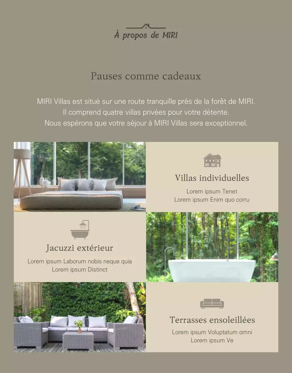 Comment réserver une pension photogénique brune et beige ?