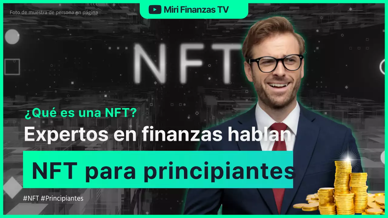 Miniatura en YouTube del manual de autoayuda NFT en color menta y repleto de imágenes