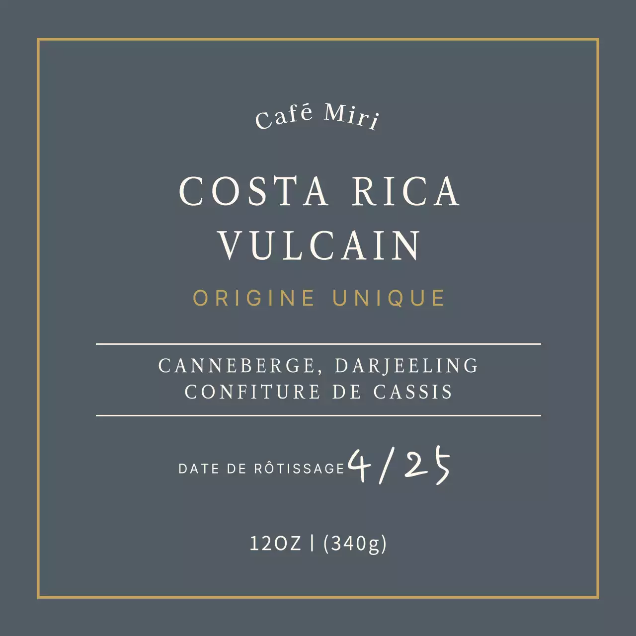 Étiquettes pour grains de café