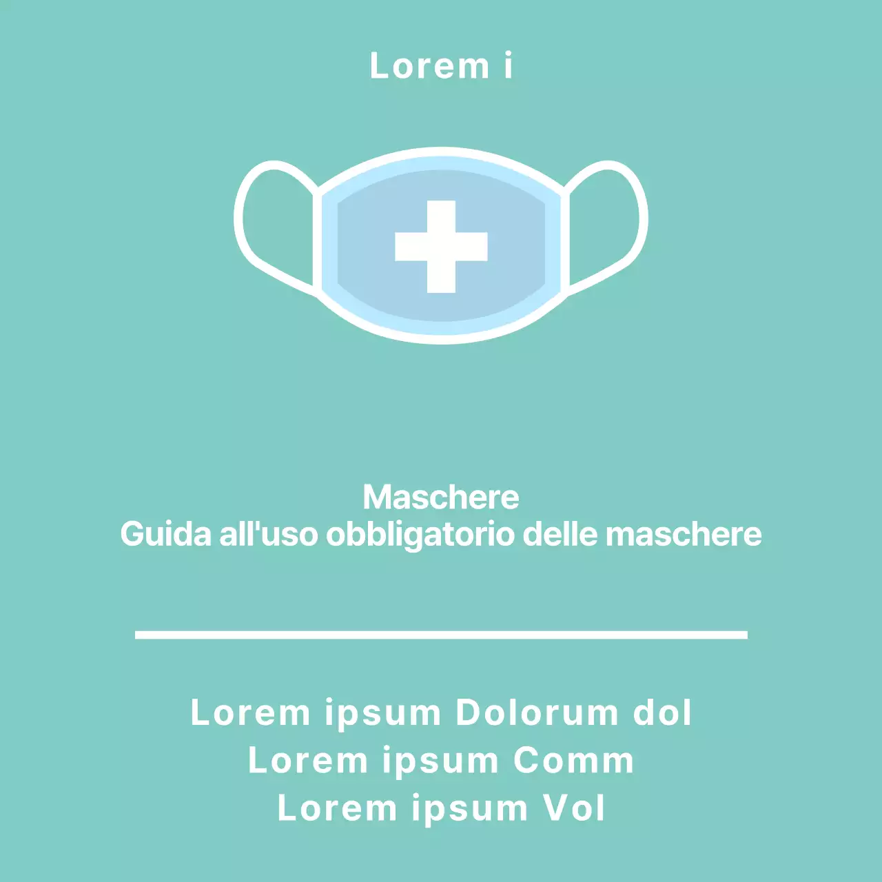 Istruzioni per il montaggio della maschera in acrilico color menta