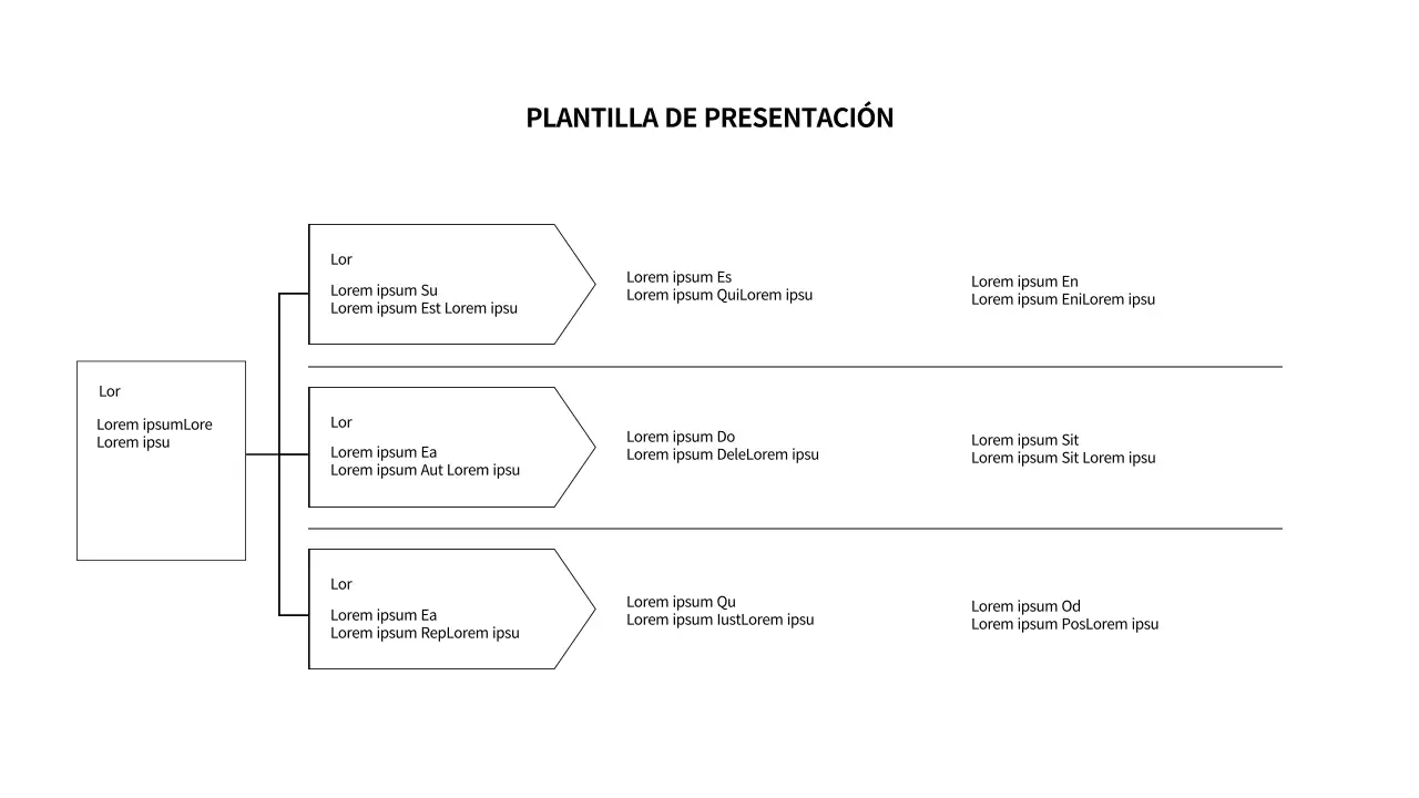 Formas negras sencillas