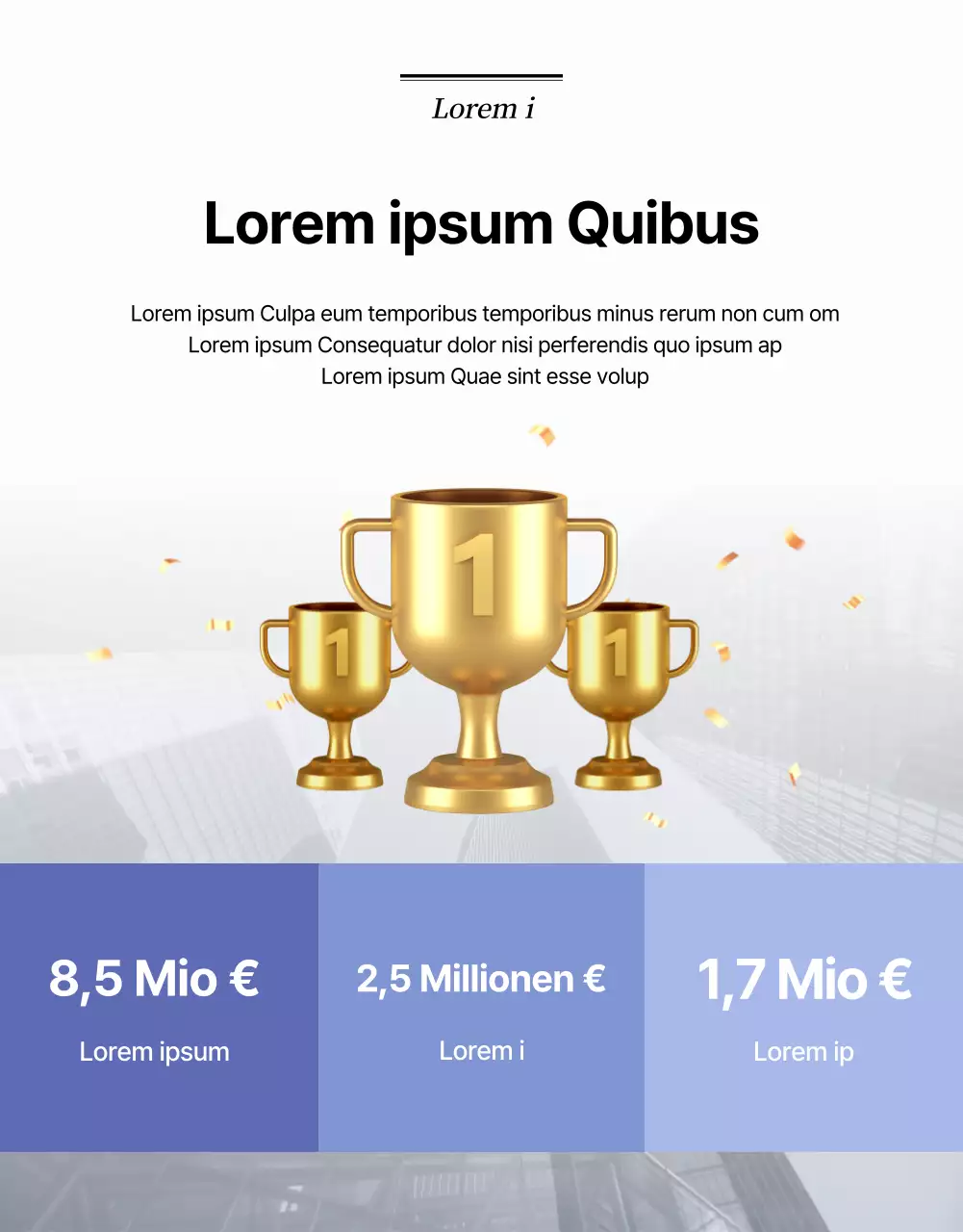 Corporate Webzine mit einem Magazin-Layout in Schwarz-Weiß und Blau