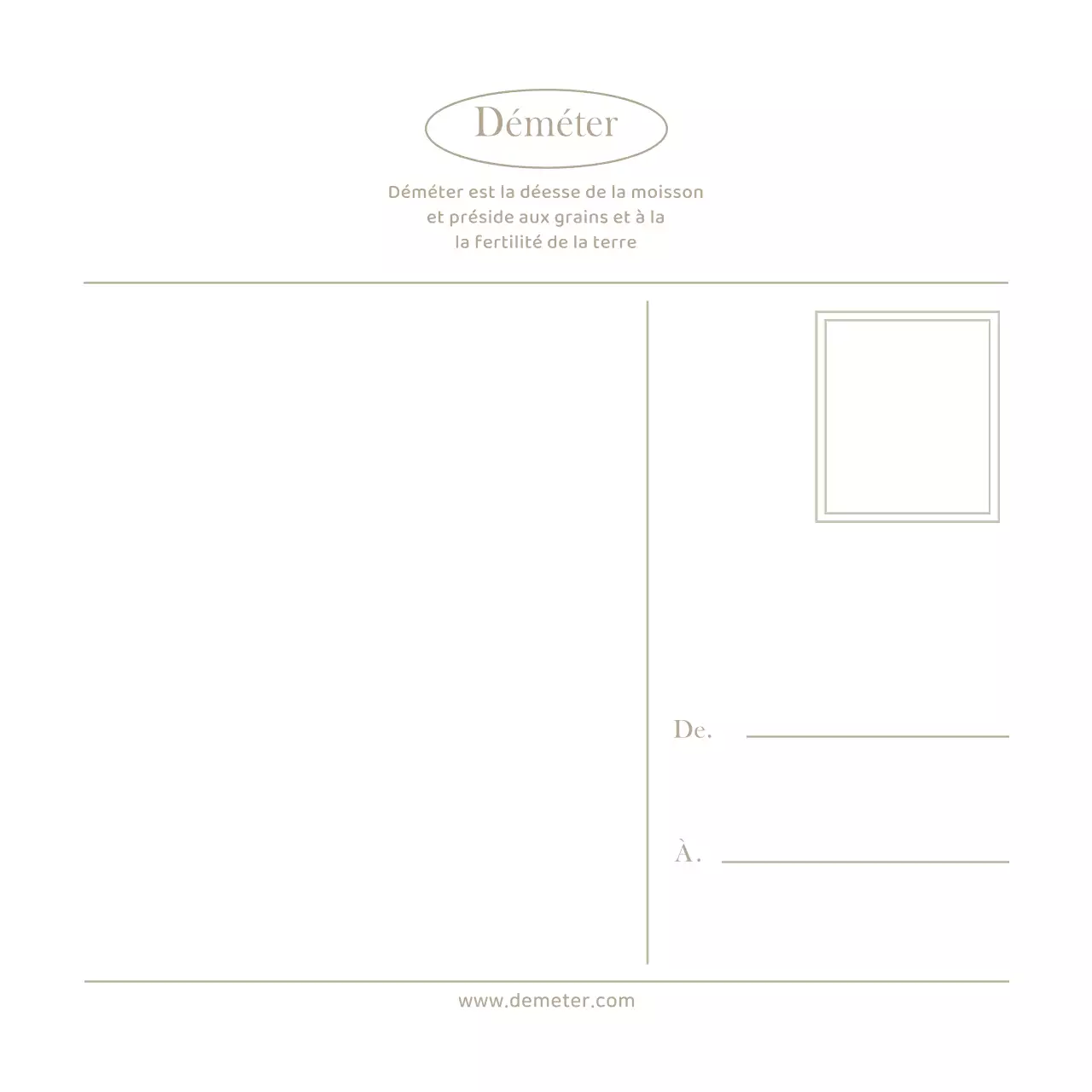 Carte avec arrière-plan photo simpleCarte postale