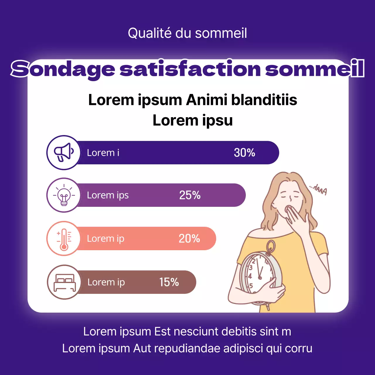 Fournir des informations technologiques sur le sommeil pour un sommeil doux avec un panneau au néon de couleur bleue.
