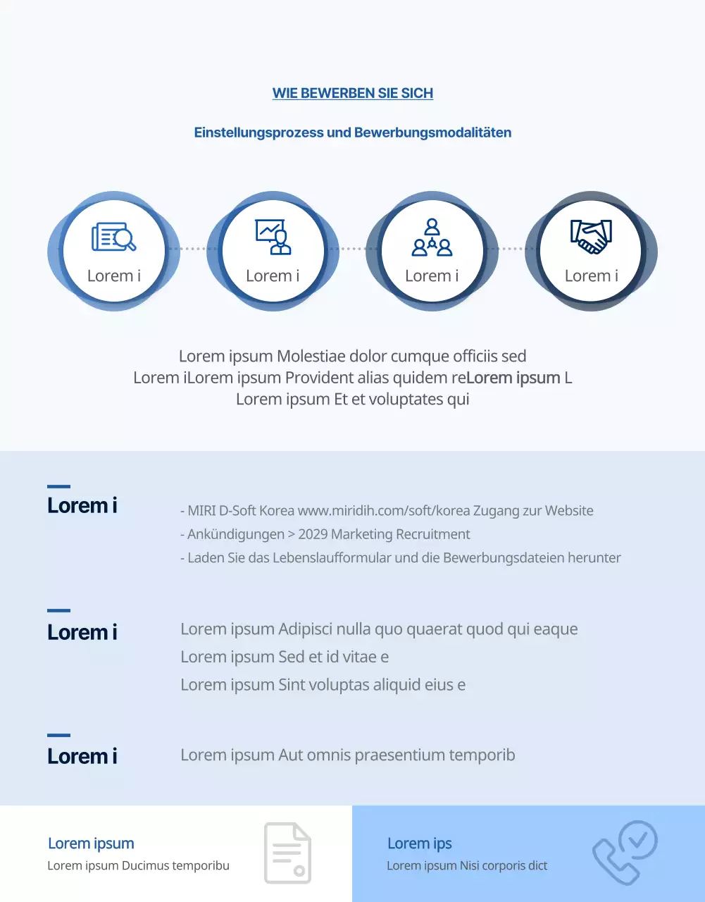 Stellen für Vermarkter auf dem blauen Gradienten