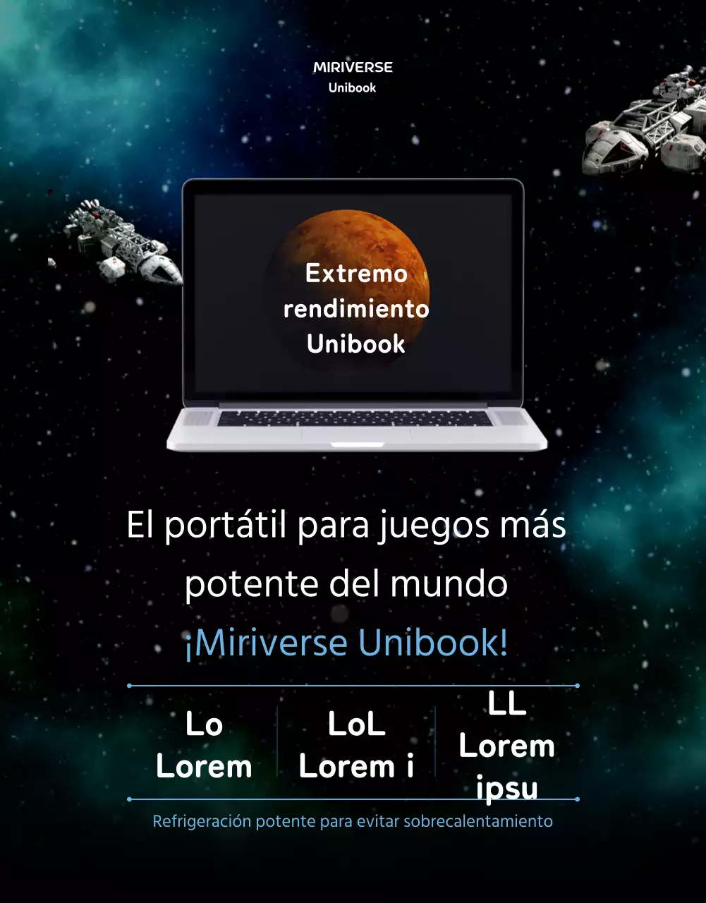 Más información sobre el portátil para juegos BlackTone Space Ultimate Performance