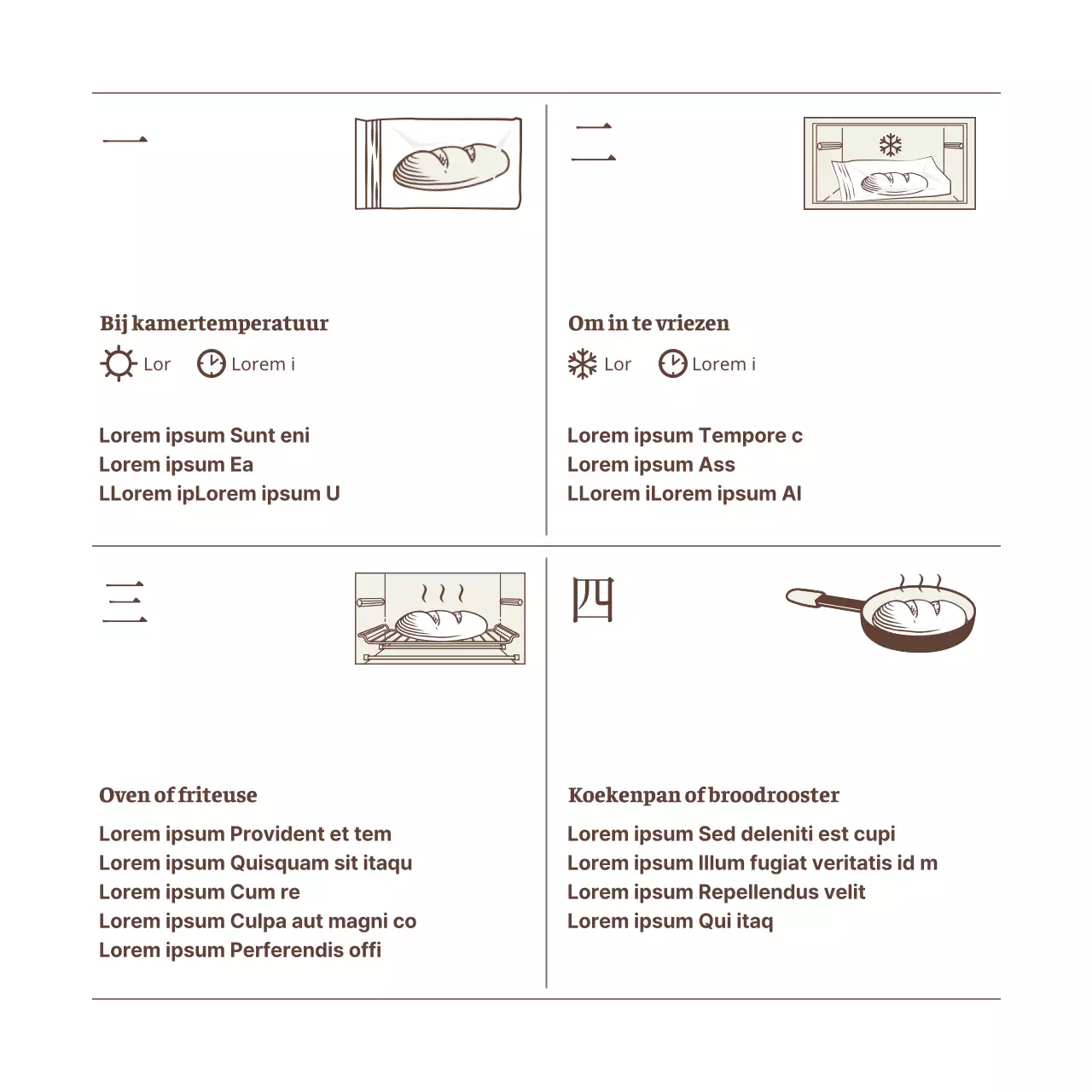 Brown's Brood Foto Layout Bakkerij