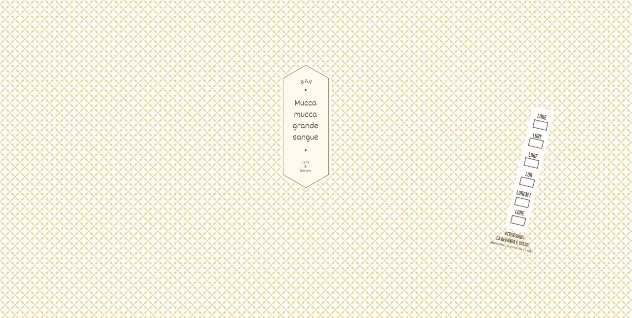 Caffè a scacchi gialli