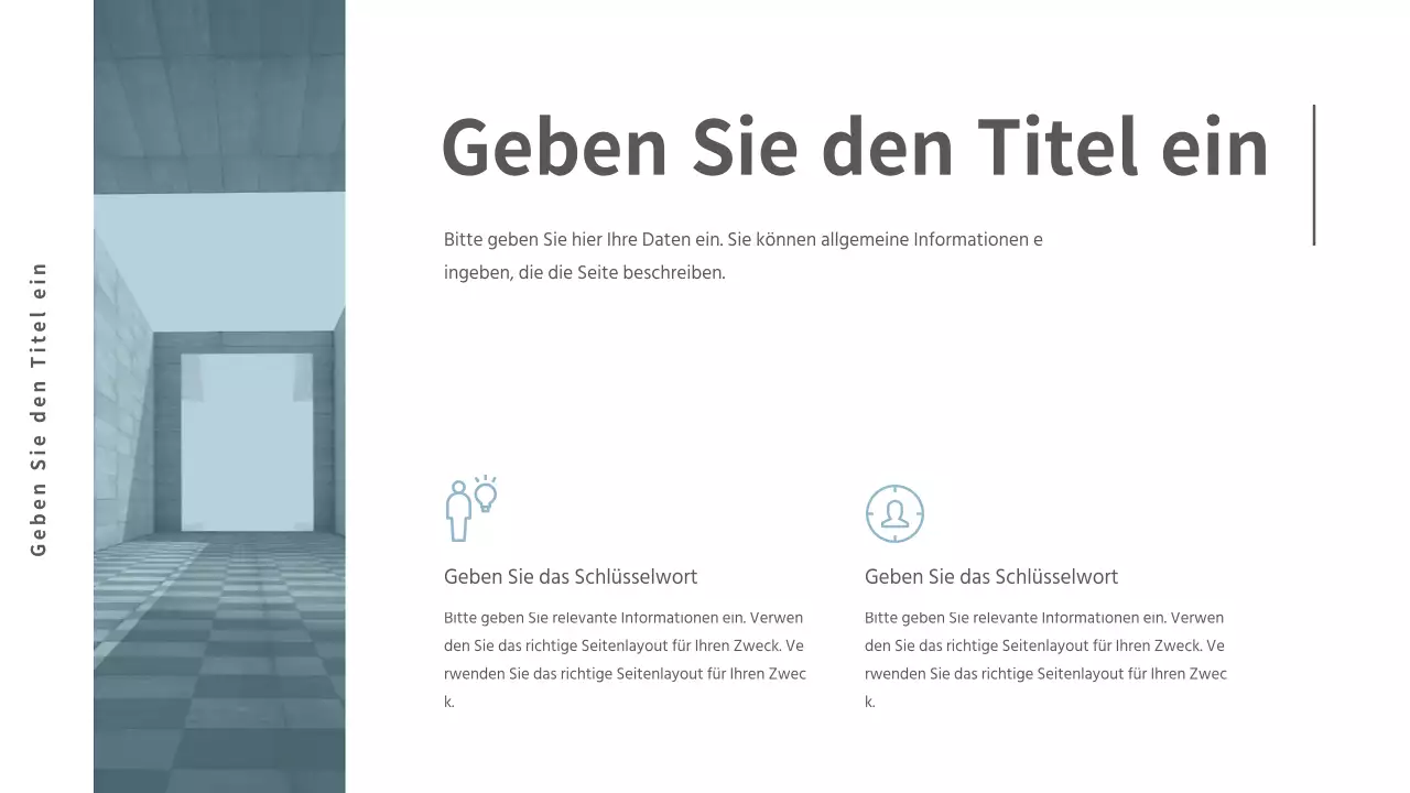 Prägnante Präsentationen