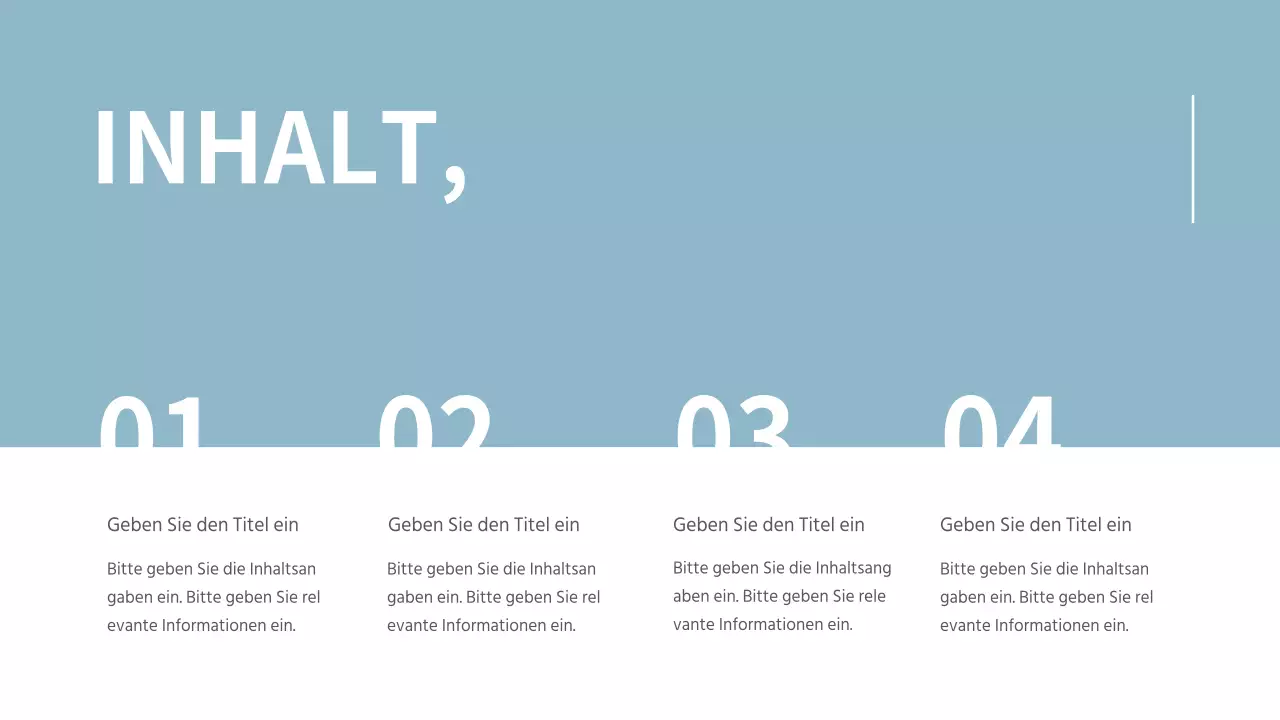 Prägnante Präsentationen