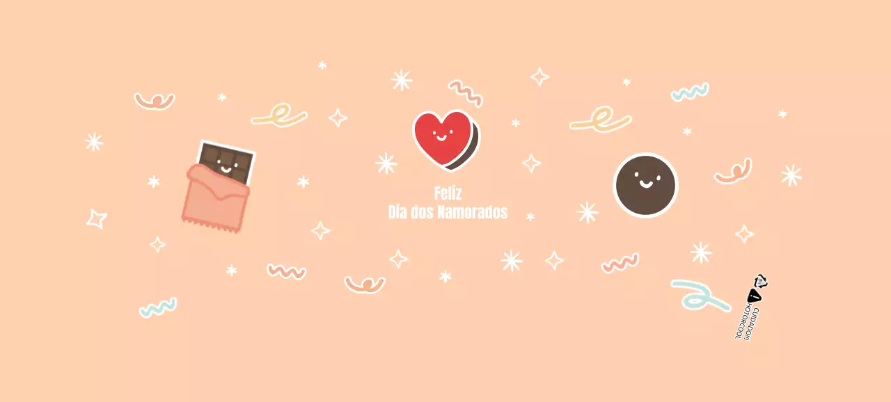 Copos de papel de chocolate cor-de-rosa para namorados