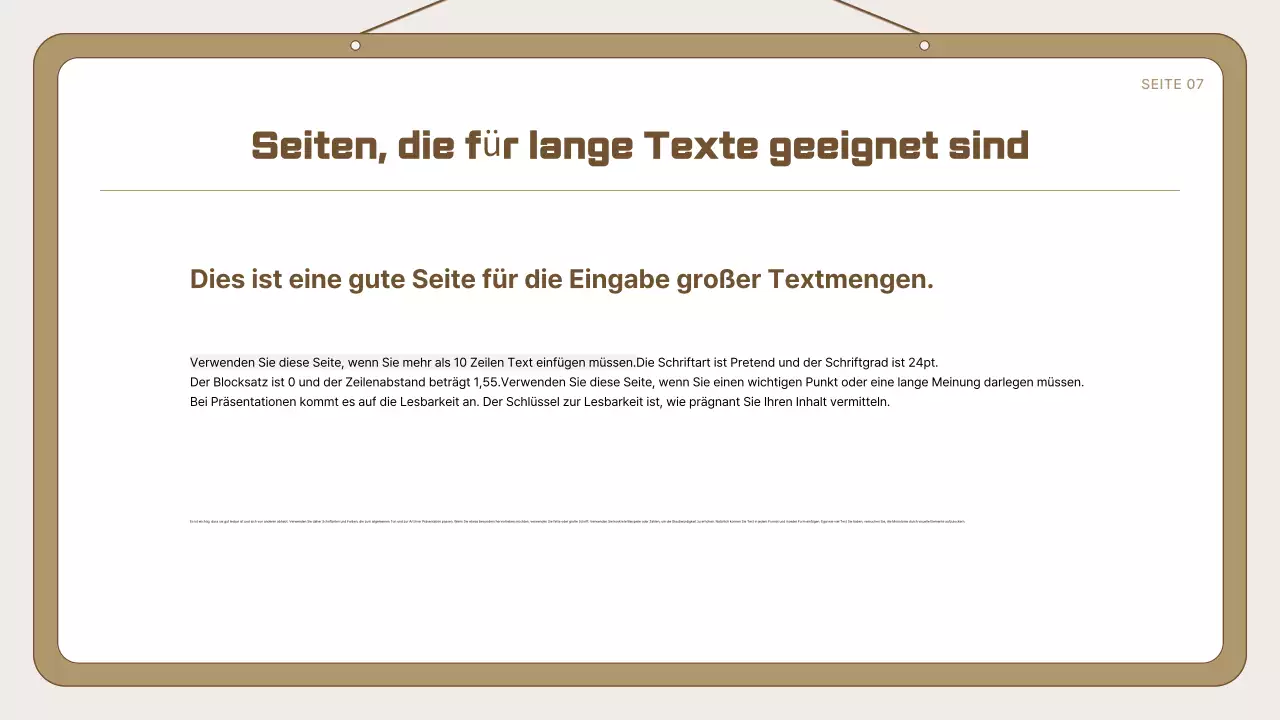 Leitfaden für Beige Einfache Präsentation