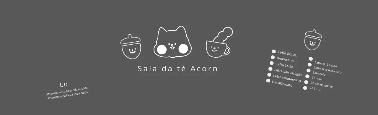 Portabicchieri Acorn Cafe