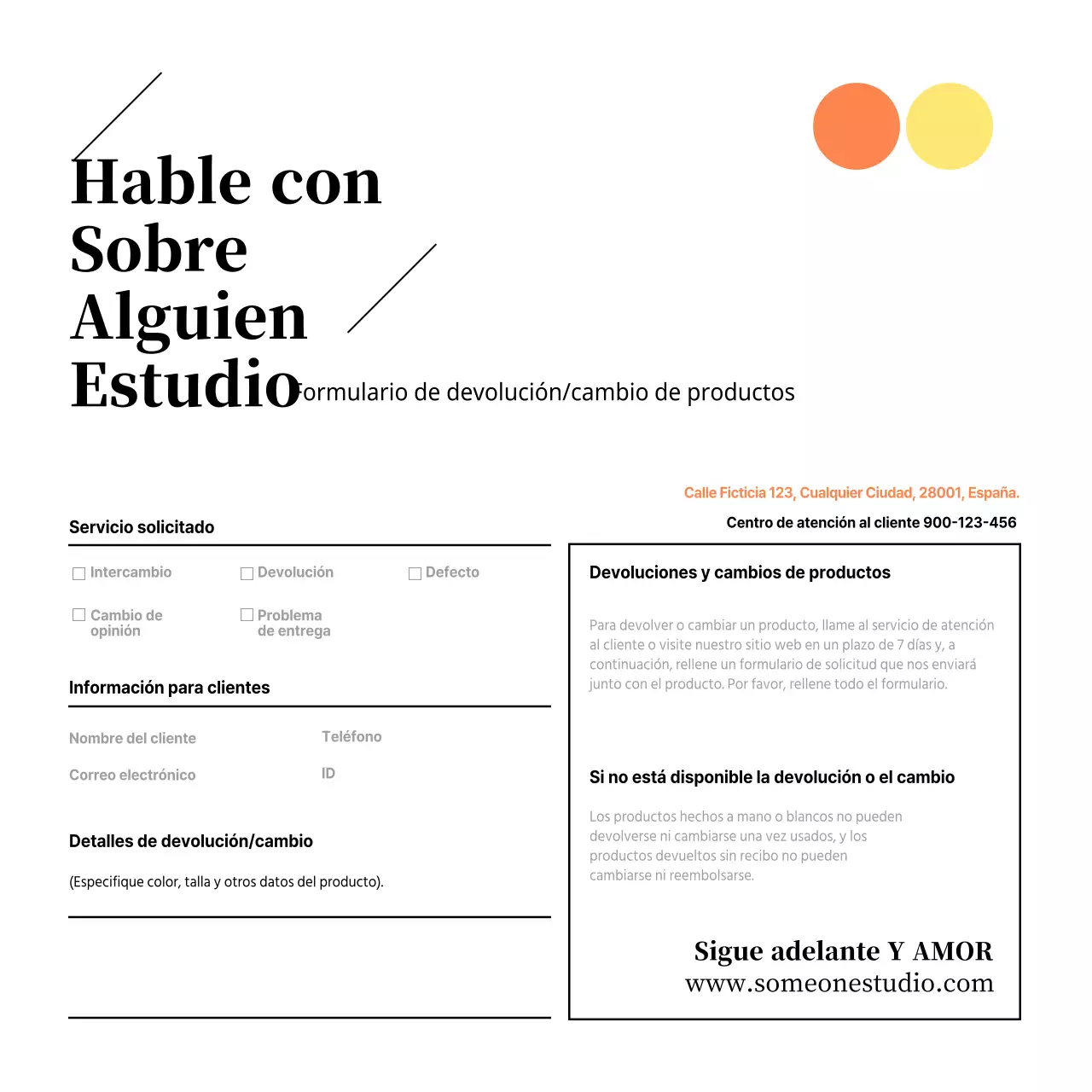 Postal de intercambio de centro comercial en tonos de mármol rosa