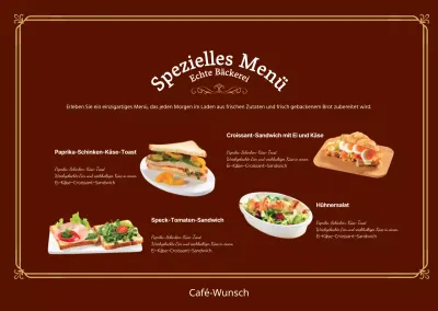 Brunch-Sandwiches mit cleanem Look