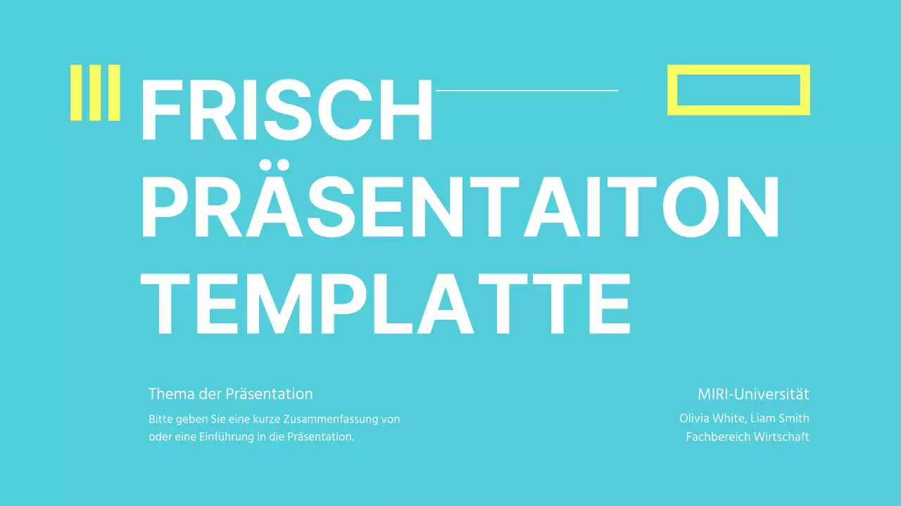 Knackige Präsentationen