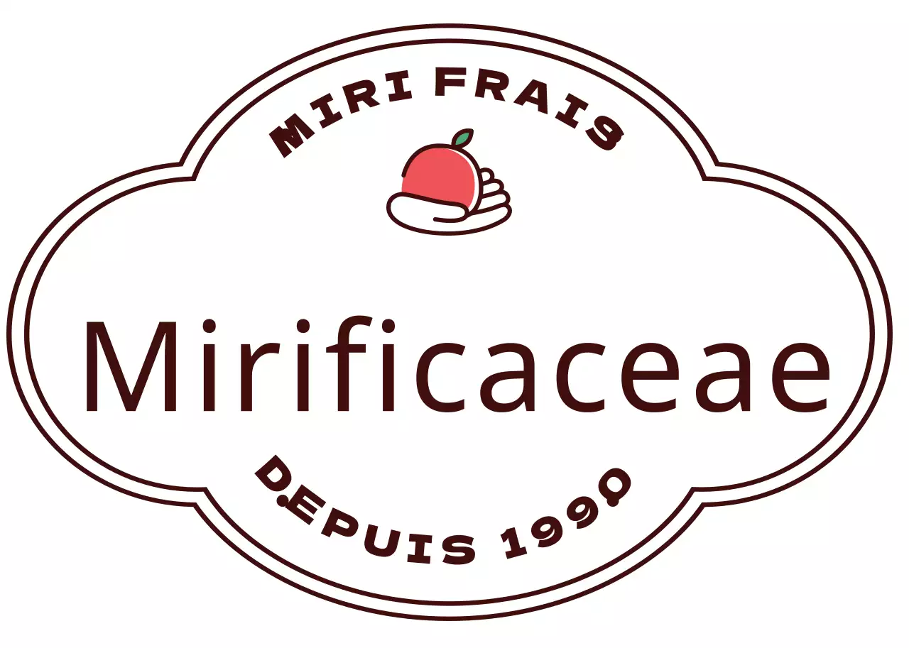 Chapeau de marchand de légumes rétro-logo violet