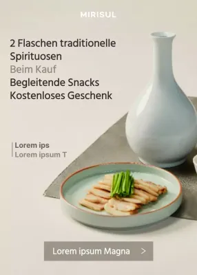 Beige Deep-Simmered PairingsKostenlose AppetitanregerGeschenk-EventPop Up