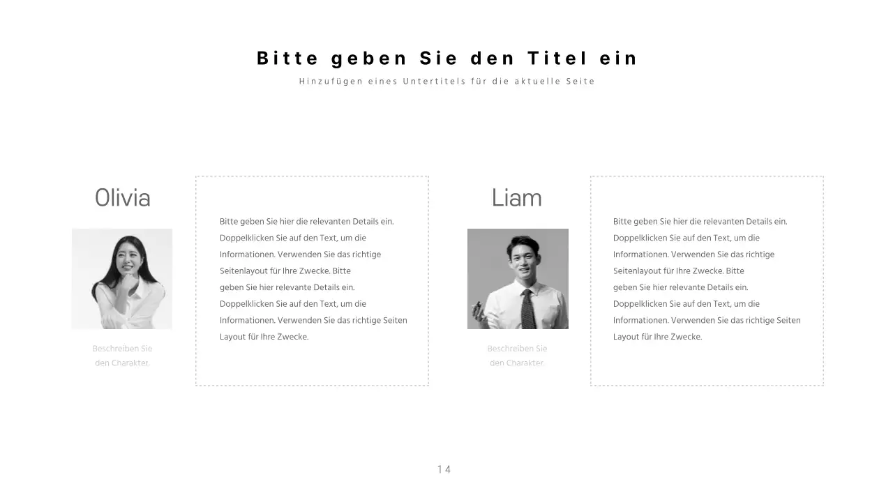 Saubere Präsentationen